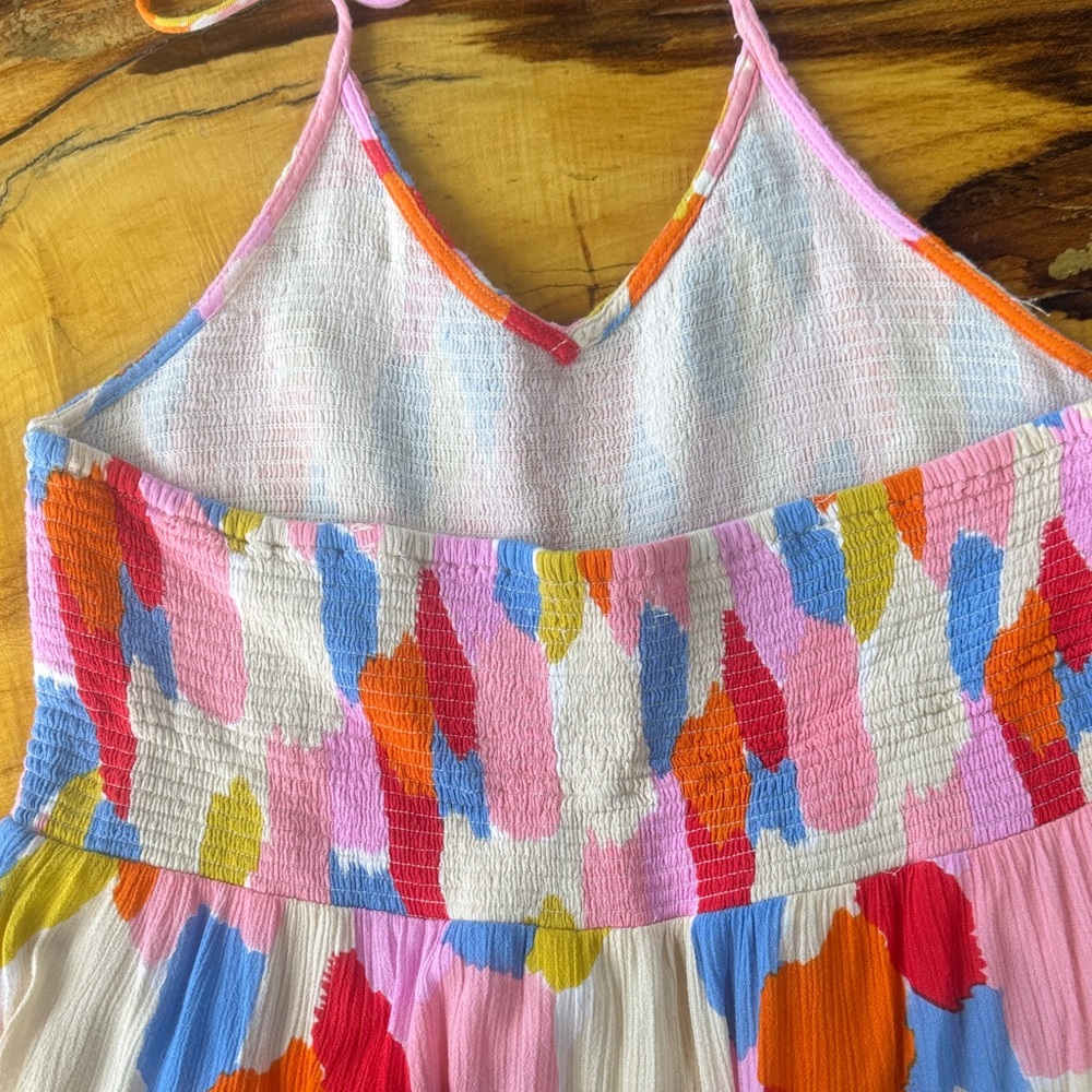 THML Colorful Halter Maxi Dress - Picture 4 of 6